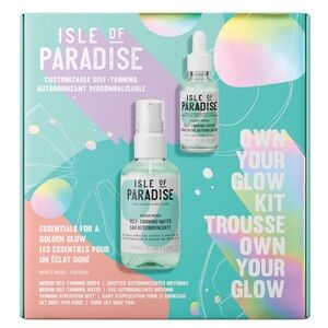 Isle of Paradise Customizable Tanning Set - Own Your Glow Kit - NIB